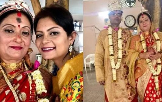 50 வயது தாய்க்கு மறுமணம் செய்து வைத்து அழகு பார்த்த பாச மகள்… நெகிழ்ச்சி சம்பவம்!!