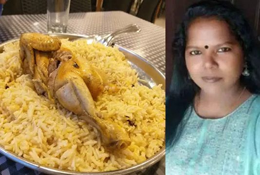 பிரியாணி சாப்பிட்ட நர்ஸ் பரிதாபமாக மரணம் : எச்சரிக்கை செய்தி!!