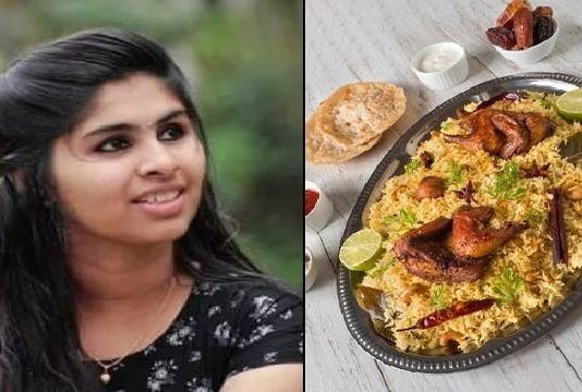 பிரியாணி சாப்பிட்ட அடுத்து நொடி இளம்பெண்ணுக்கு நேர்ந்த சோகம் : எச்சரிக்கை செய்தி!!
