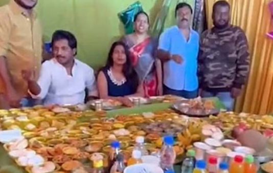 379 வகை உணவுகளை கண்டு திகைத்து நின்ற மாப்பிள்ளை : புதுமாப்பிள்ளைக்கு மாமியார் வைத்த விருந்து!!