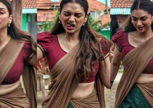 சப்போர்ட்டே இல்லாம நிக்குது… இளசுகளை திணறடித்த அதிதி ராவ் லேட்டஸ்ட் ஹாட் கிளிக்ஸ்!!