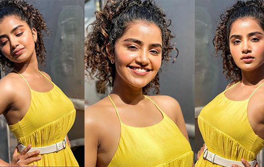 சைடு போஸில் சைசா காட்டி ரசிகர்களை திணறடித்த அனுபமா பரமேசுவரன்!!
