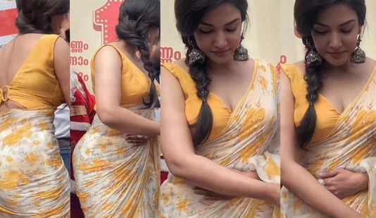 ஒரு சைட அப்படியே காட்டி ரசிகர்களை கிறங்கடித்த ஹனிரோஸ் லேட்டஸ்ட் கிளிக்ஸ்!!