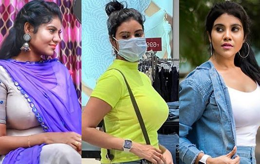 செதுக்கி வச்ச சிலை போன்ற உடம்ப சிக்குன்னு காட்டி இளசுகளை சுண்டி இழுக்கும் நிவிஷா!!