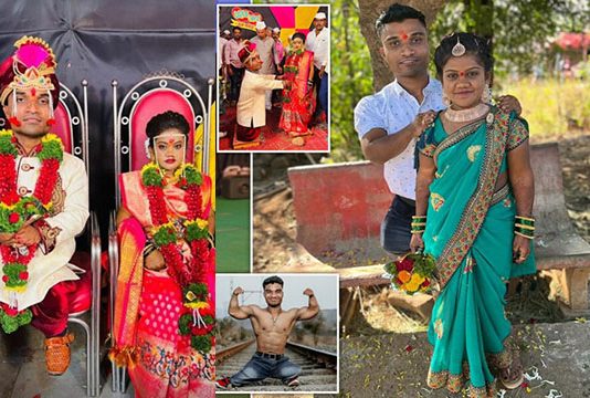 உலகின் குறைந்த உயரமுள்ள பாடிபில்டர்… கின்னஸ் சாதனை படைத்தவருக்கு நடந்த திருமணம்!!