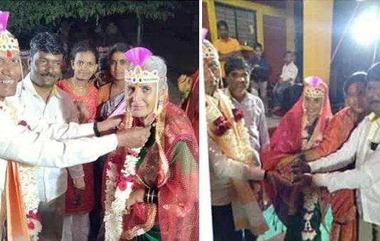 70 வயது காதலிக்கு தாலி கட்டிய 75 வயது காதலன் : சுவாரஸ்ய காதல் கதை!!