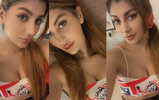தூக்கலான முன்னழகை காட்டி ரசிகர்களின் தூக்கத்தை கெடுத்த யாஷிகா ஆனந்த்!!