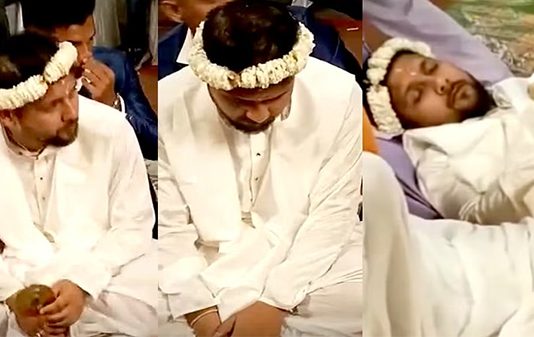 மணமேடையில் உறங்கிய மணமகன்… மணமகள் எடுத்த அதிரடி முடிவு!!