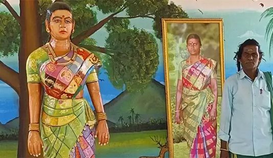 அவளை மறக்க முடியலை.. மனைவிக்கு கோயில் கட்டி தினந்தோறும் வழிபடும் விவசாயி : நெகிழ்ச்சி சம்பவம்!!