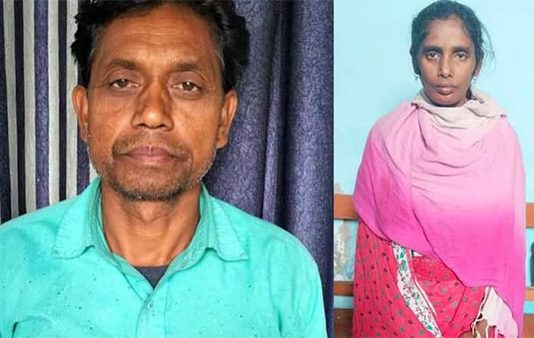 காதலுக்கு எதிர்ப்பு.. காதலனுடன் சேர்ந்து கணவரை கொன்று உப்புபோட்டு புதைத்த மனைவி!!