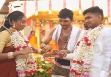 என்னடா நடக்குது இங்க.. மணப்பெண்ணின் கைக்கு பதிலாக கையை மாற்றி பிடித்த மாப்பிள்ளை : வைரல் வீடியோ!!