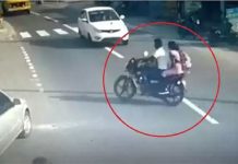பைக்கில் சென்ற காதலர்கள் : வழிமறித்து காதலியைக் கடத்தி சென்ற போலி போலீஸ்.. நடந்த விபரீதம்!!