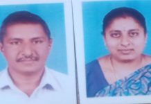 கணவன், மனைவி இருவரும் தலை நசுங்கி பலியான சோகம்.. நொடிப்பொழுதில் நடந்த அதிர்ச்சி சம்பவம்!!