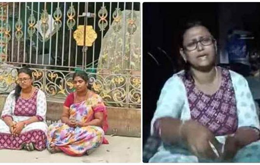 மாமியார் வீட்டிற்குள்ளிருந்து வந்த சத்தம்.. வாசற்படியிலேயே பரிதாப மருமகள்.. மிரண்டு போன மாங்காடு!!