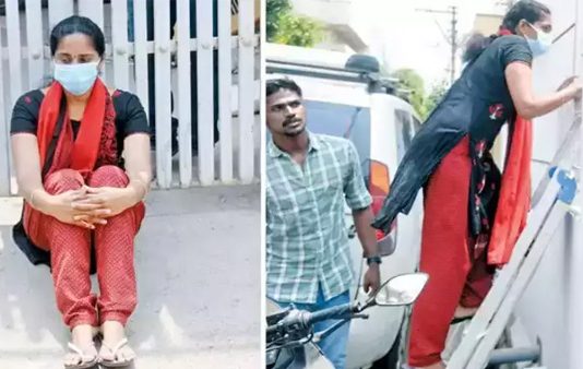 சுவர் ஏறி குதித்து கணவர் வீட்டிற்கு முன் தர்ணா.. இளம்பெண் பரபரப்பு வாக்குமூலம்!!