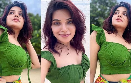 நாள் புல்லா பாத்துகிட்டே இருக்கலாம்.. எடுப்பான முன்னழகை காட்டி திணறடித்த ஆத்மிகா!!