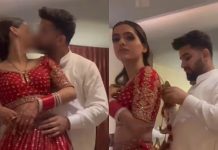 முதலிரவு வீடியோவை பகிர்ந்த ஜோடி… விடிய விடிய மாப்பிள்ளை செய்த காரியத்தை பாருங்க!!