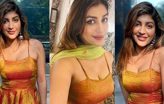 முழுசா காட்டிப்புட்ட… தம்மாத்துண்டு நூலில் அதை மறைத்த யாஷிகா!!