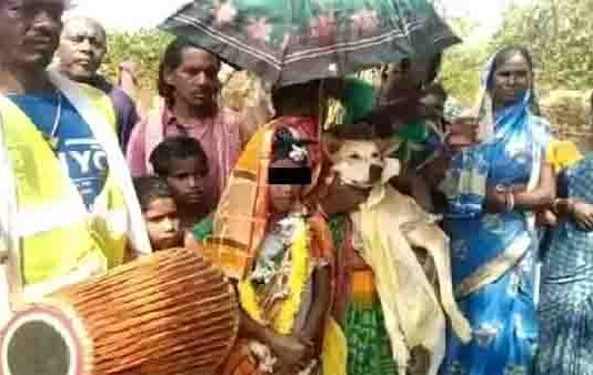 சிறுவர், சிறுமிகளுக்கு நாய்களுடன் திருமணம் நடத்தி வைக்கும் அதிசய கிராமம்!!