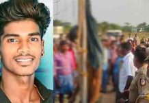 வாலிபால் கம்பத்தில் தூக்கில் தொங்கிய இளைஞன்.. கதறும் பெற்றோர்!!