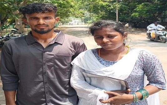 காதல் திருமணம்.. கணவரின் உயிருக்கு ஆபத்து : கண்ணீர் விட்டு கதறும் மனைவி!!