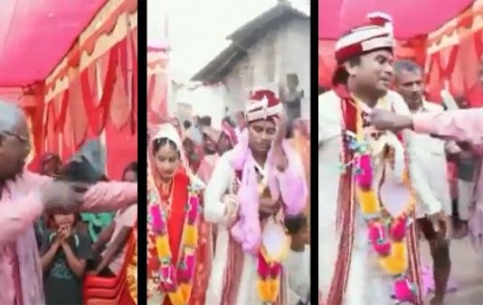 வரதட்சனை கேட்ட மருமகனை செருப்பால் அடித்து வெளுத்து வாங்கிய மாமனார்!!