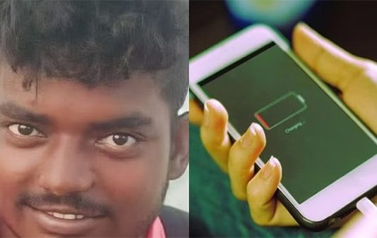 மக்களே அவதானம்.. சார்ஜ் போட்டபடியே செல்போனில் பேசிய இளைஞனுக்கு நேர்ந்த சோகம்!!
