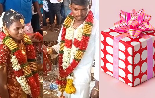 மணக்கோலத்தில் அண்ணன்- அண்ணி : தம்பி கொடுத்த நெகிழ்ச்சியான பரிசு என்ன தெரியுமா?