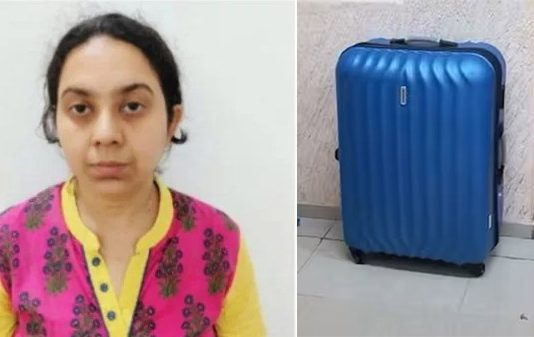 தாயின் உடலை சூட்கேசில் எடுத்து வந்து சரணடைந்த இளம்பெண் : போலீஸாரை மிரளவைத்த சம்பவம்!!