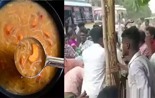 பாயாசத்தால நின்று போன திருமணம்.. நிச்சயதார்த்த விழாவில் அடிதடி : வைரலாகும் வீடியோ!!