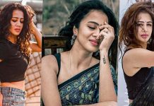 பின்னழகை காட்டி ரசிகர்களை சூடேற்றிய விஜே அஞ்சனாவின் லேட்டஸ்ட் கிளிக்ஸ்!!