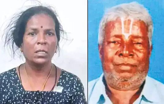 கள்ளக்காதல் விபரீதம்.. 70 வயது கணவரை கொலை செய்து டிரம்மில் அடைத்த 55 வயது மனைவி செய்த செயல்!!