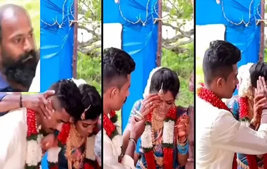 புதுமணத்தம்பதி தலையை முட்டிய சர்ச்சை.. உறவினர் கைது.. நடந்தது என்ன?