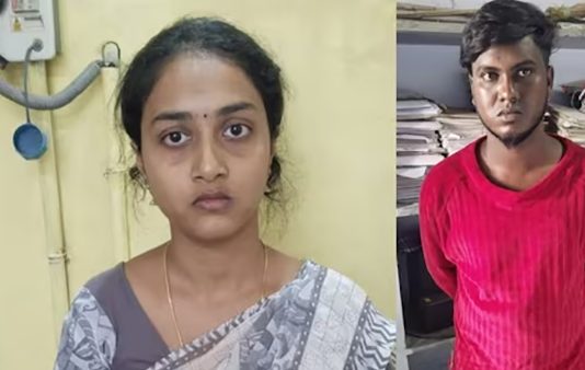 கள்ளக் காதலனுடன் சேர்ந்து கணவனுக்கு பள்ளி ஆசிரியை செய்த கொடூரம்!!