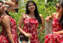 கடற்கரையில் கிளாமர் லுக்கில் ரச்சிதா வெளியிட்ட செம சூடான புகைப்படங்கள்!!