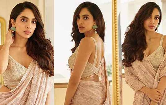 நீ கட்டும் சேல மடிப்புல நா கசங்கி போனேன்டி.. சேலையில் சும்மா கும்முனு போஸ் கொடுத்த நடிகை சோபிதா!!