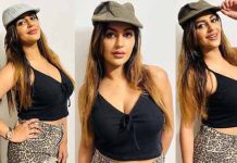 கண்ணாடி போன்ற உடையில் மொத்த அழகும் அப்பட்டமாக தெரிய கவர்ச்சி போஸ் கொடுத்த யாஷிகா ஆனந்த்!!