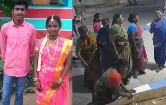 கர்ப்பிணி மனைவிக்கும் கணவனுக்கு நேர்ந்த சோகம் : கதறித் துடித்த உறவினர்கள்!!