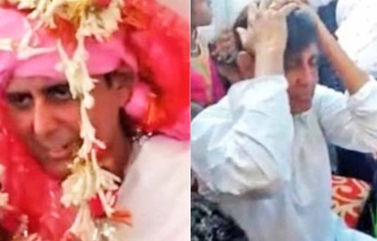வழுக்கையை மறைக்க விக்… கடைசி நிமிடத்தில் மாட்டிக்கொண்ட மாப்பிள்ளையின் பரிதாப நிலை!!
