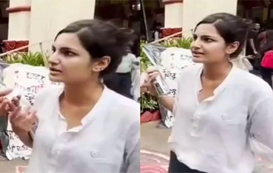 கல்லூரியில் புகை மற்றும் மது குடிப்பது எங்கள் உரிமை.. மாணவி பரபரப்பு.. பகீர் வீடியோ!!