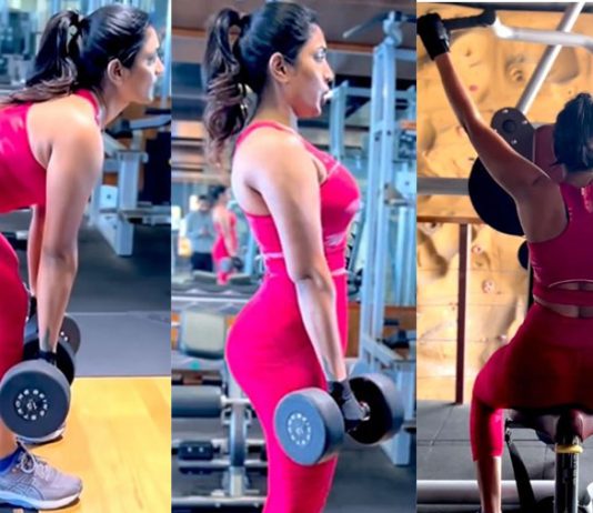 ப்பா செம.. ஜிம் உடையில் முன்னழகை கும்முனு காட்டிய ஈஷா ரெப்பா ஹாட் போட்டோஸ்!!