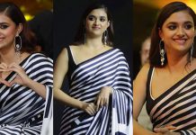 புடவையில் ஆளை மயக்கும் கீர்த்தி சுரேஷின் லேட்டஸ்ட் ஹாட் கிளிக்ஸ்!!