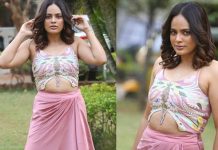 இடையழகை காட்டி பசங்கள வாட்டி வதைக்கும் நந்திதாவின் ஹாட் கிளிக்ஸ்!!