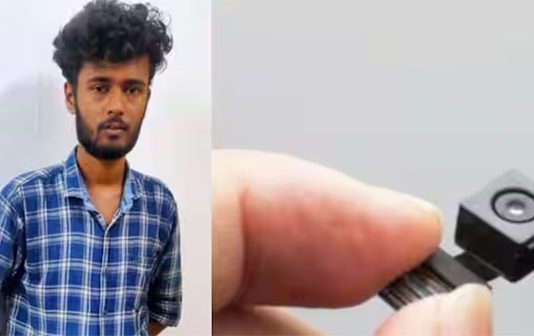 தங்கும் விடுதி கழிவறையில் ரகசிய கேமரா.. இளைஞரின் செயலால் அதிர்ச்சியில் உறைந்த தம்பதி!!