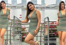 ட்ரான்ஸ்பரென்ட் உடையில் அப்பட்டமாக தெரிய உச்ச கட்ட கவர்ச்சி காட்டிய யாஷிகா!!