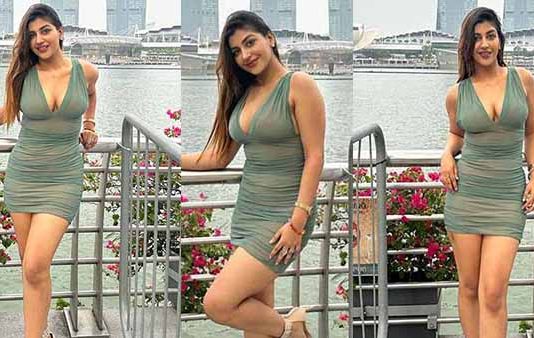 ட்ரான்ஸ்பரென்ட் உடையில் அப்பட்டமாக தெரிய உச்ச கட்ட கவர்ச்சி காட்டிய யாஷிகா!!