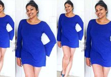 கட்டழகை நச்சின்னு காட்டி ரசிகர்களுக்கு கவர்ச்சி விருந்து வைத்த அபிராமி!!