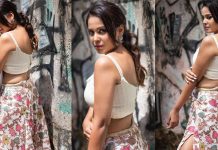 ஆடையை கிழித்து விட்டு மொத்த அழகும் தெரிய படு சூடான போஸ் கொடுத்த சாந்தினி!!