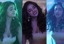 கவர்ச்சி உடையில் கைகளை தூக்கி சூடான போஸ் கொடுத்த கீர்த்தி சுரேஷ்!!