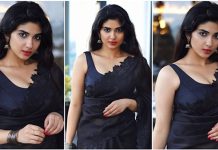 சைடு போஸில் முன்னழகை தூக்கி காட்டி ரசிகர்களை கிறுகிறுக்க வைத்த பிரக்யா நாக்ரா!!